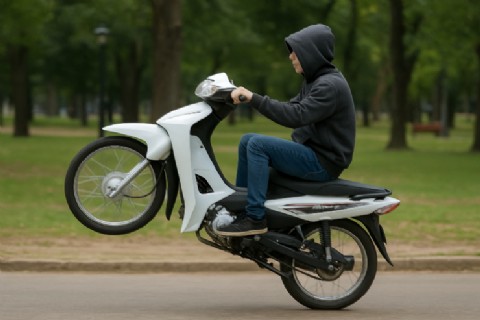 Detienen a un adolescente en Villa Mitre con una moto robada mientras hacía maniobras peligrosas