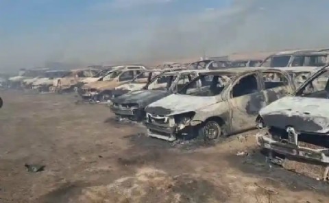 Un incendio arrasó con vehículos secuestrados en un depósito judicial