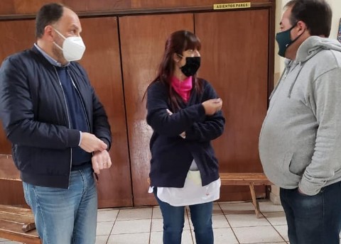 El diputado Pablo Garate visitó la Escuela Primaria 1