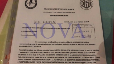 Ahora Triaca va por la UPSRA tras su intervención