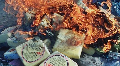 La Dirección de Bromatología decomisó 600 kilos de muzzarella