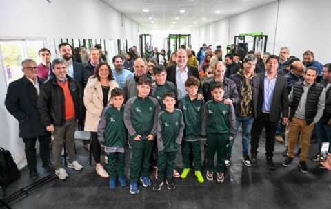 Clubes de Pie: con la inauguración de la obra de Pacífico, avanza el programa de reconstrucción
