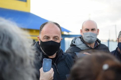 Pablo Garate recorrió clubes de barrio presentando el programa de mejoras para las instituciones