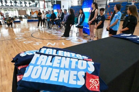 Se presentó "Escuela de talentos", un espacio para potenciar y acompañar a jóvenes deportistas de alto rendimiento