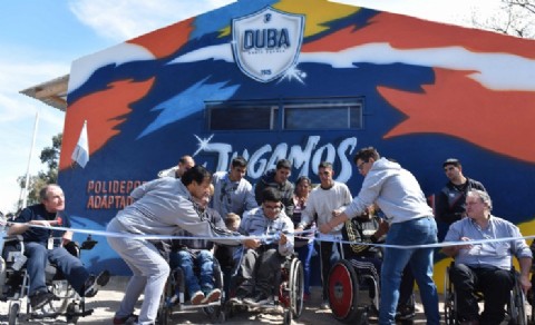 DUBA presentó el proyecto del polideportivo adaptado