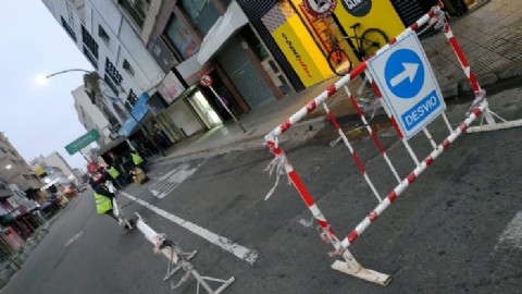 Cortes de calles y desvíos programados para las próximas 48 horas