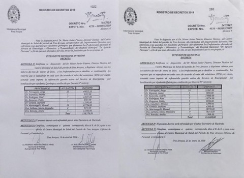 Descaro familiar: la concejal Cittadino dejaría que Parraquini cobre todas las horas extras del Hospital de Tres Arroyos