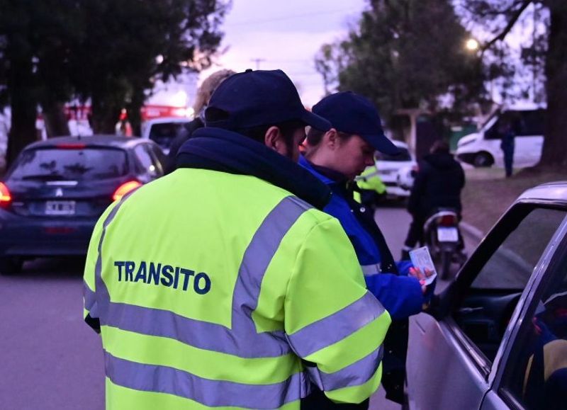 Controles de tránsito en la ciudad