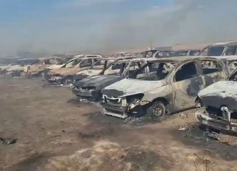 Un incendio arrasó con vehículos secuestrados en un depósito judicial