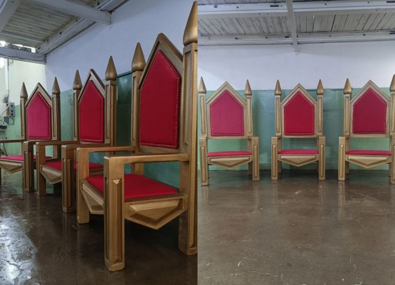 En una cárcel de la ciudad fabricaron sillones para los Reyes Magos