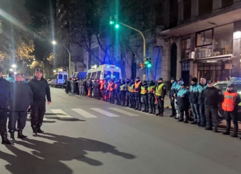 Megaoperativo de la Policía en el centro de la ciudad