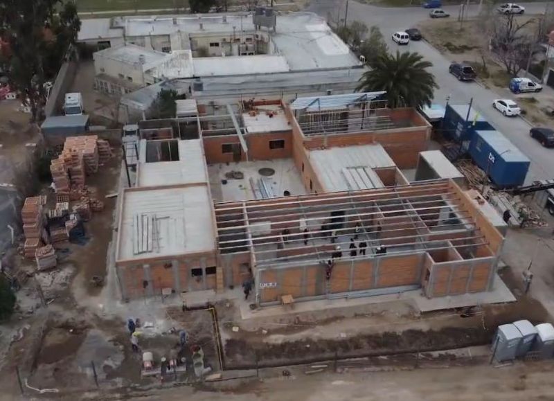VIDEO | Susbielles mostró el avance de las obras en el hospital menor de White