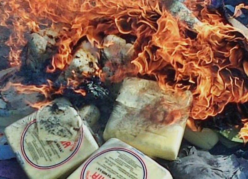 La Dirección de Bromatología decomisó 600 kilos de muzzarella