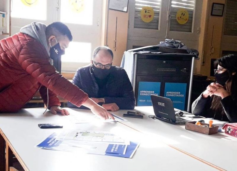 Tres Arroyos: de la mano del diputado Garate avanza el programa #EscuelaxEscuela