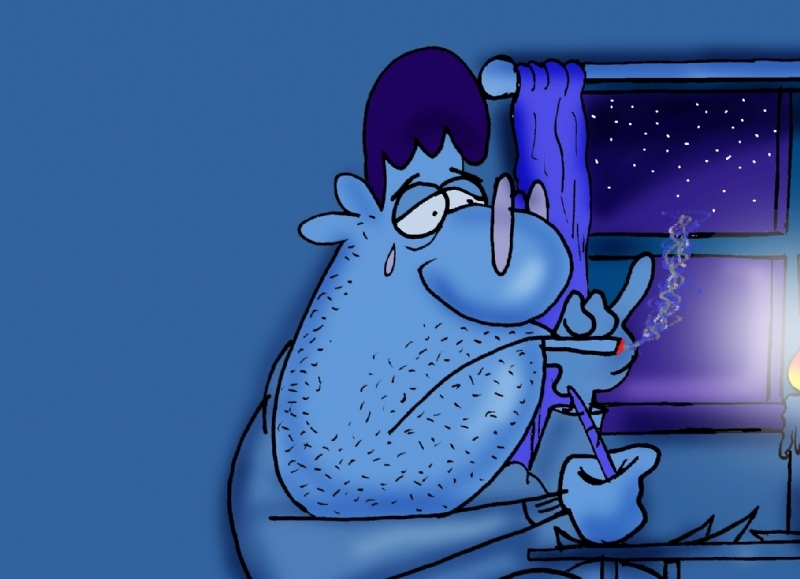 El hombre solo, triste y abandonado: siento pena por mí, pero más por vos