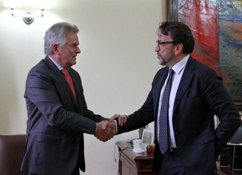 El intendente Gay recibió al embajador de Italia en Argentina